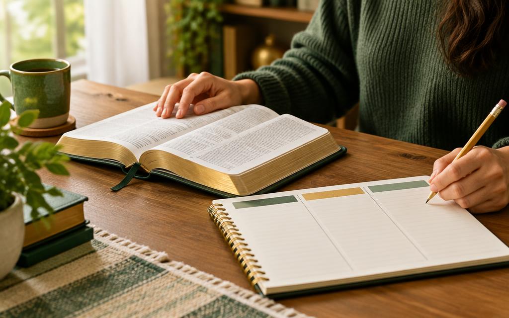 Imagem de destaque do artigo Como Estudar a Bíblia Sozinho: Método Simples em 3 Passos