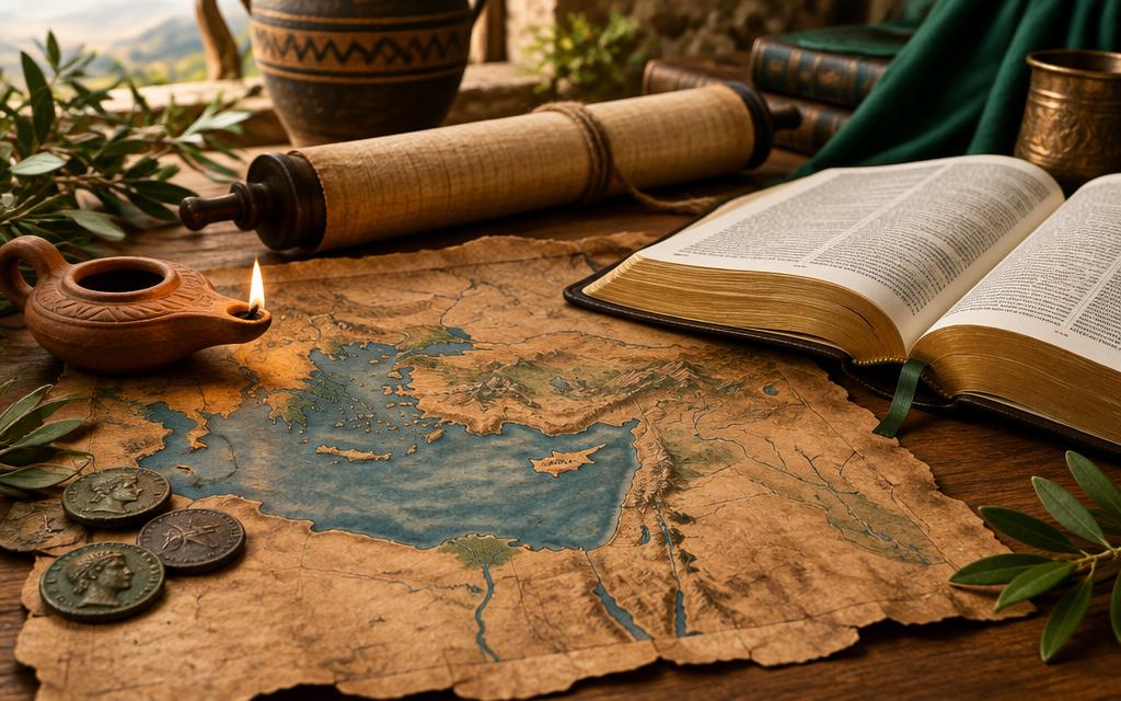 Imagem de destaque do artigo Contexto Histórico da Bíblia: Por Que Ele Muda a Leitura
