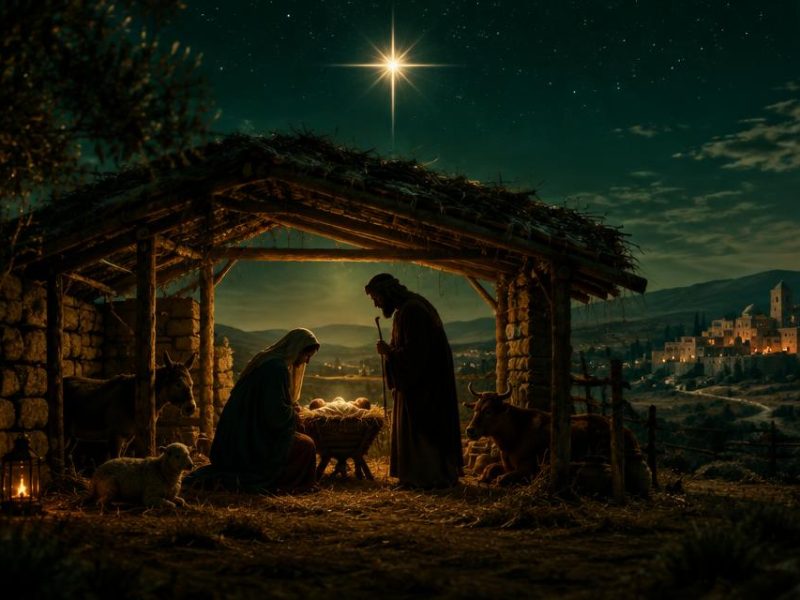 Imagem de destaque do artigo Nascimento de Jesus: O Que os Evangelhos Contam