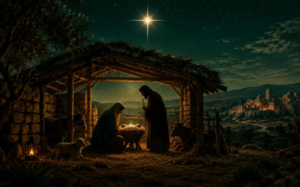 Imagem de destaque do artigo Nascimento de Jesus: O Que os Evangelhos Contam