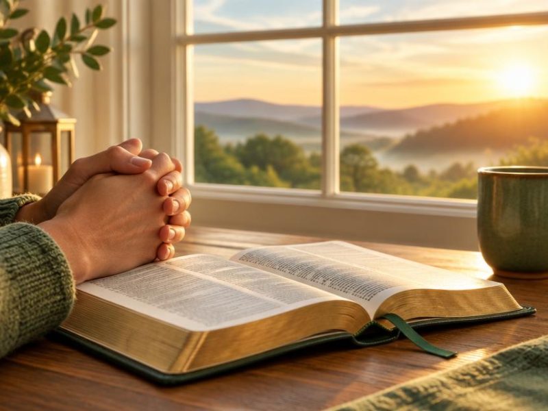 Imagem de destaque do artigo Oração da Manhã: Como Começar o Dia com Deus